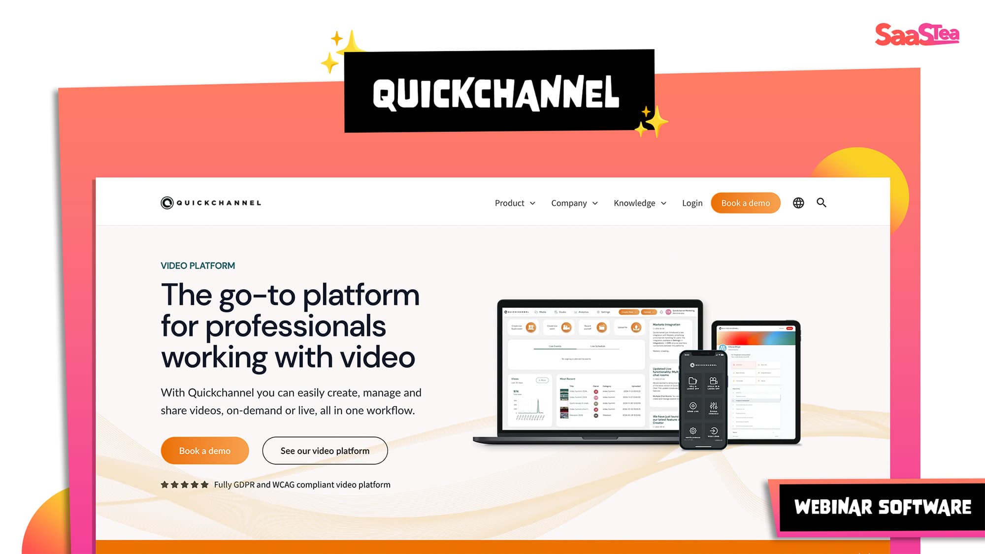 The go-to platform for professionals working with video.