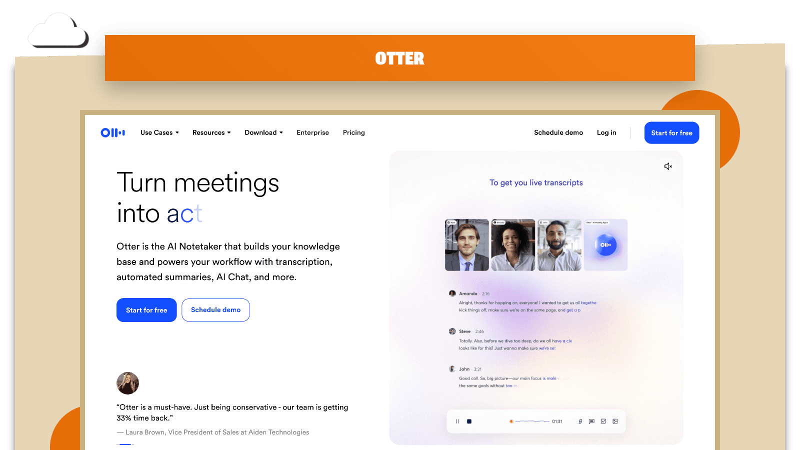 Turn meetings into notes