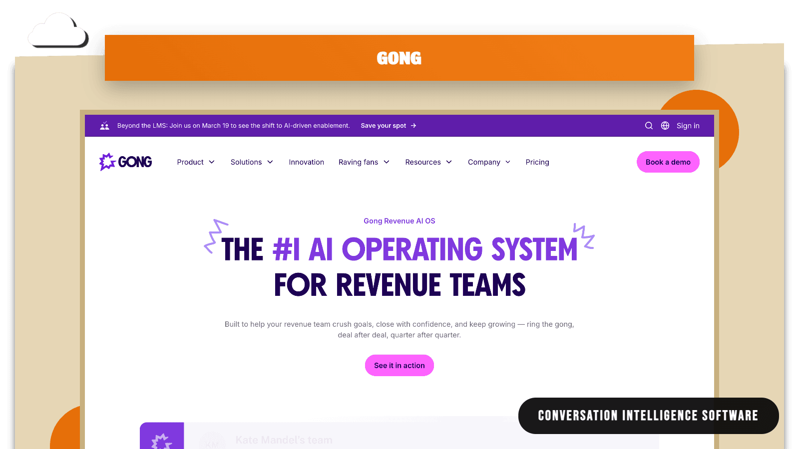 The leader in Conversation Intelligence