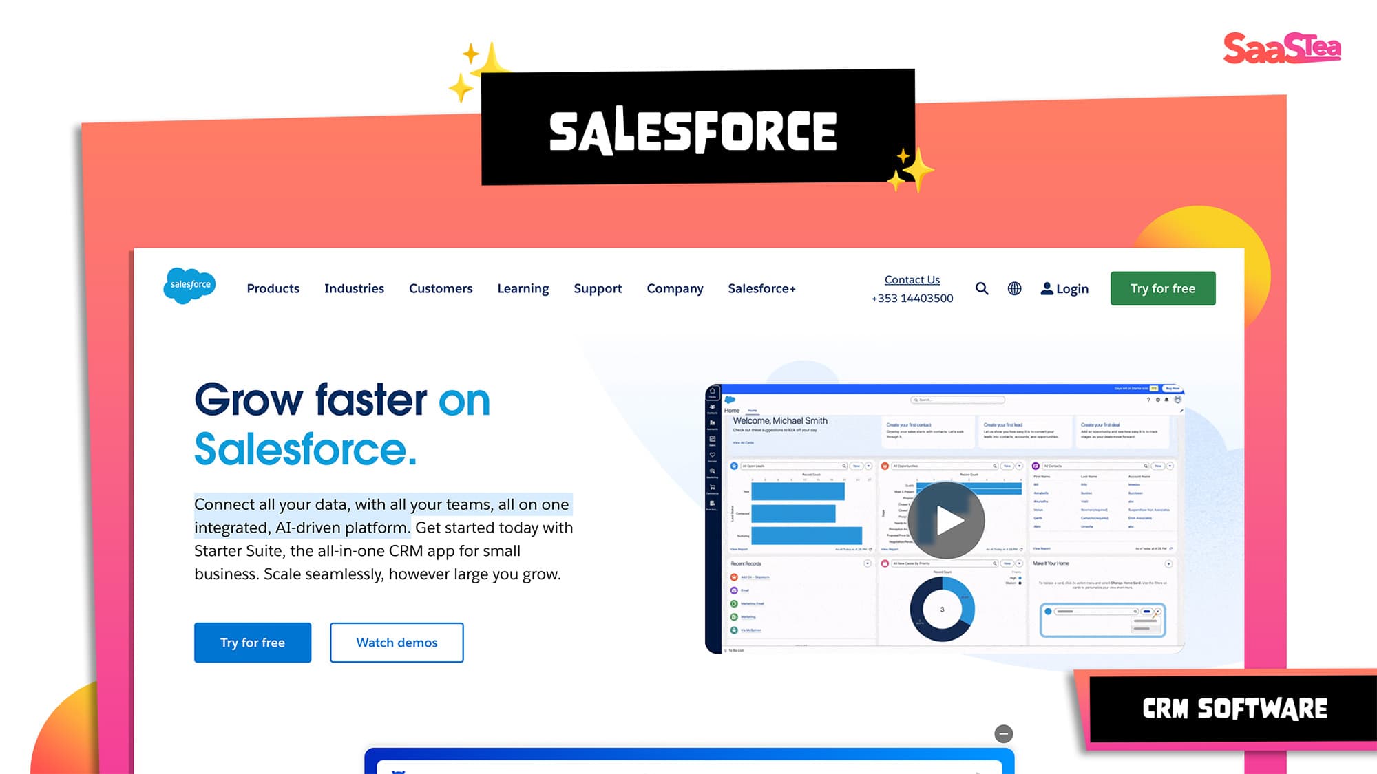 The world's #1 AI CRM.