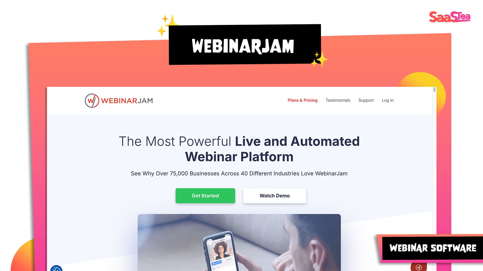 All-in-one live webinar platform for marketers and educators