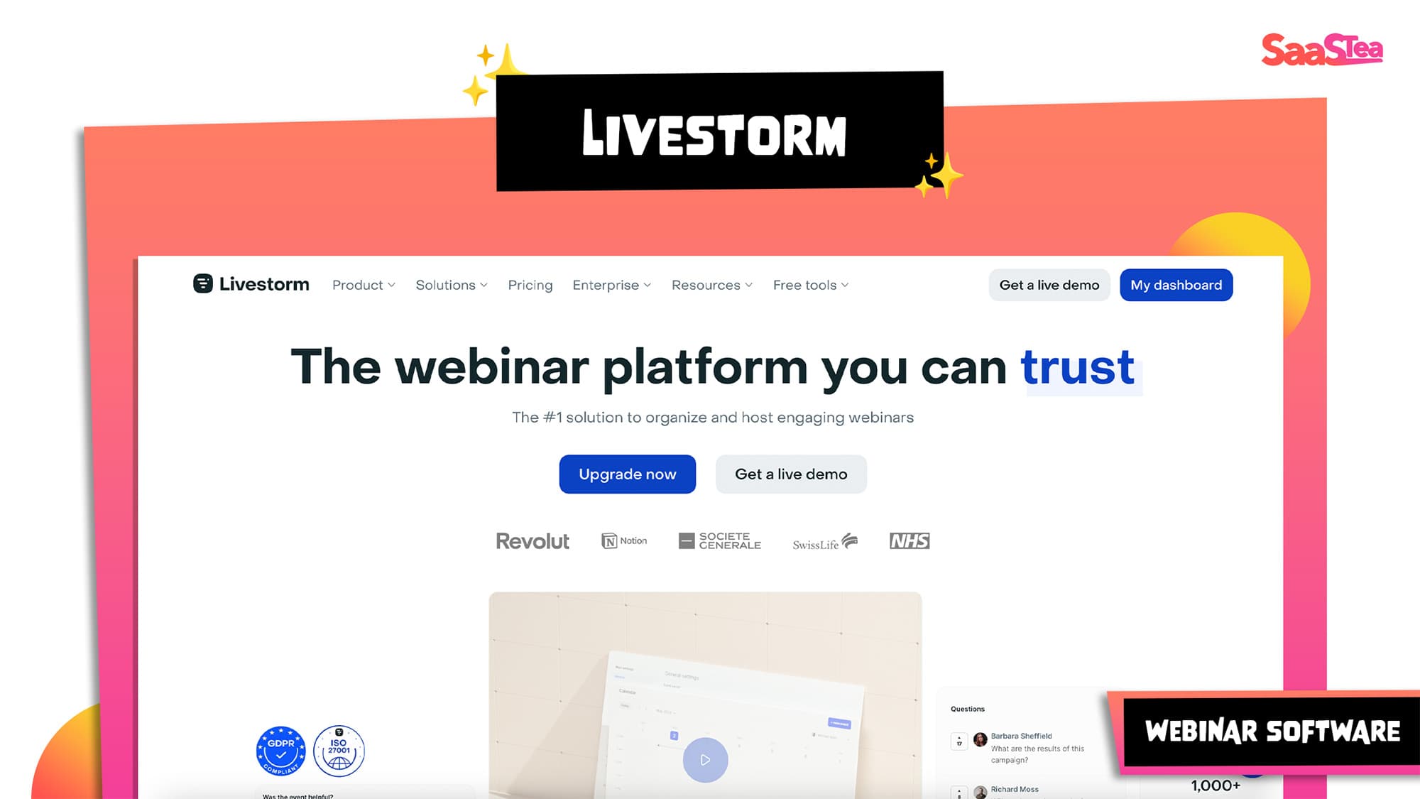 A video engagement platform to manage meetings, webinars, and virtual events.